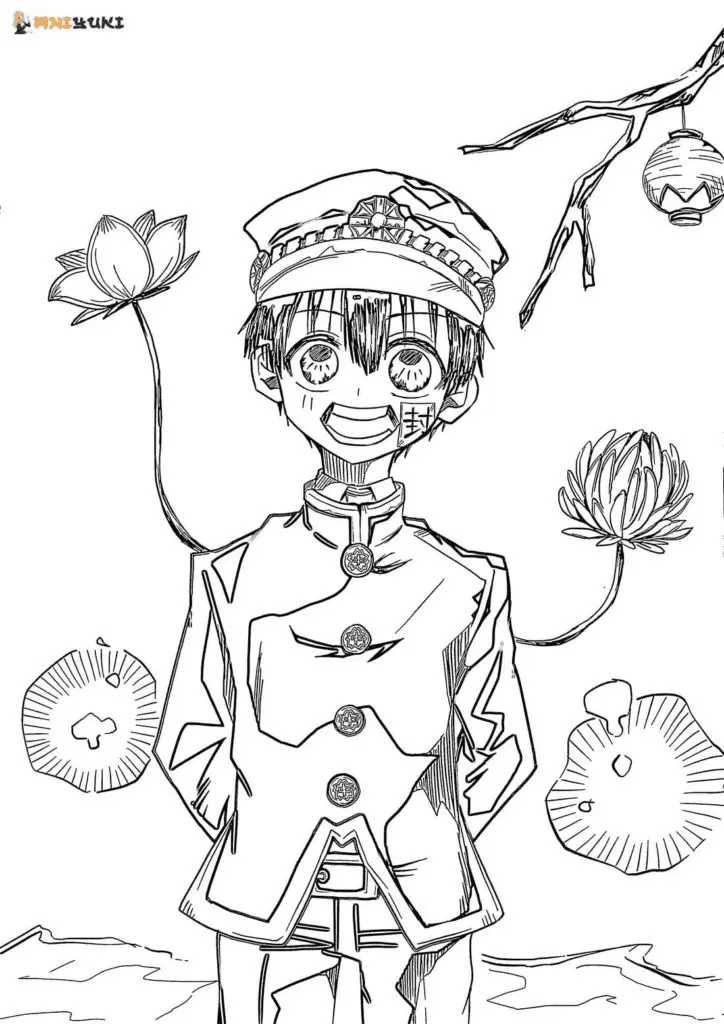 Toilet Bound Hanako Kun Coloring Pages 35
