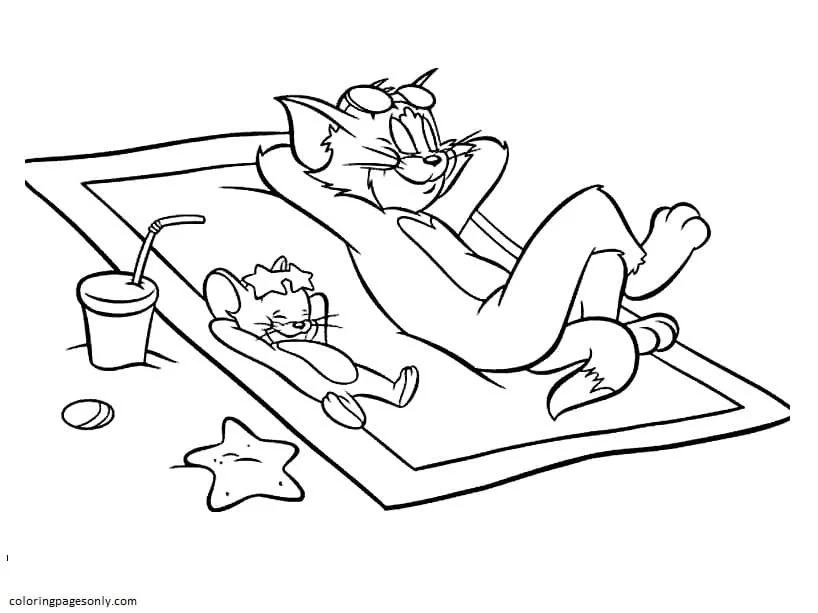 Tom And Jerry Coloring Pages 56