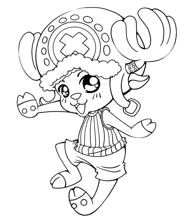 Tony Tony Chopper Coloring Pages 16