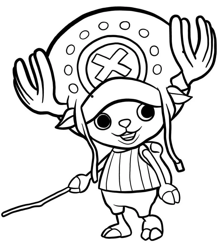 Tony Tony Chopper Coloring Pages 17