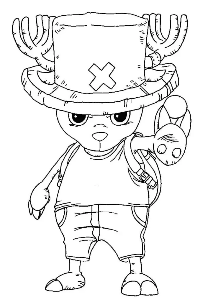 Tony Tony Chopper Coloring Pages 23