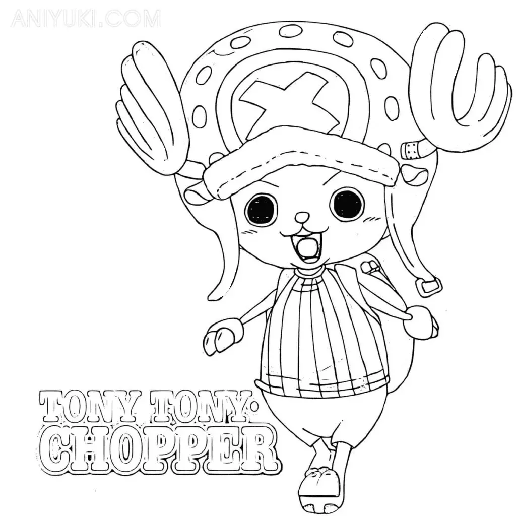 Tony Tony Chopper Coloring Pages 26