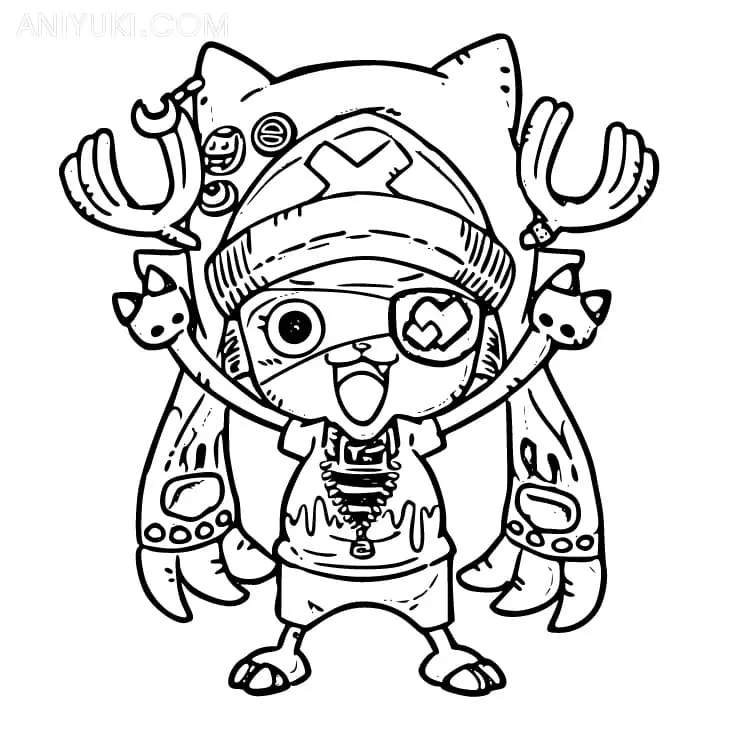 Tony Tony Chopper Coloring Pages 30