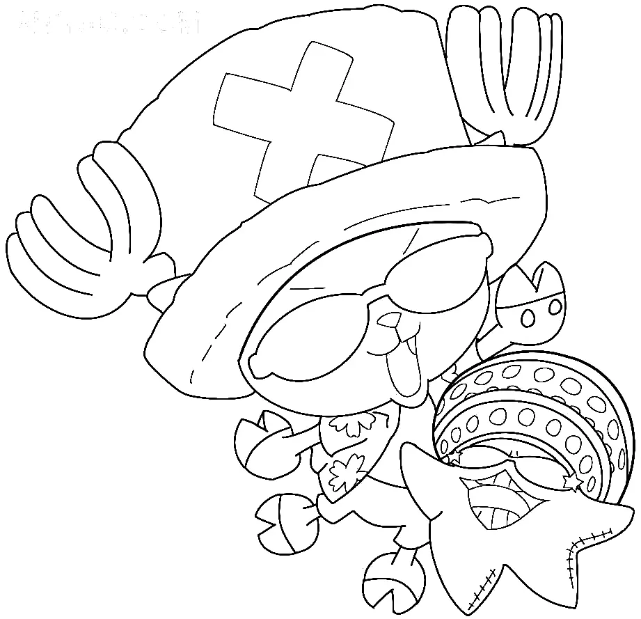 Tony Tony Chopper Coloring Pages 35