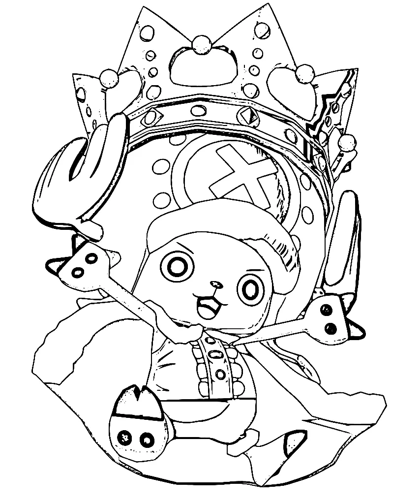 Tony Tony Chopper Coloring Pages 36