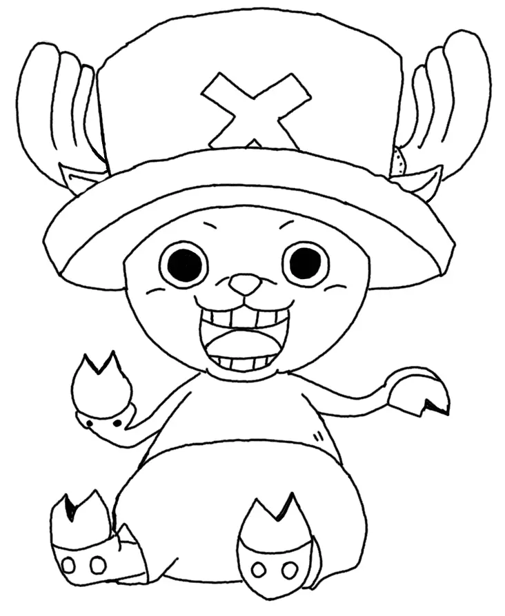 Tony Tony Chopper Coloring Pages 38