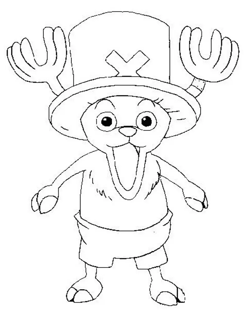 Tony Tony Chopper Coloring Pages 39