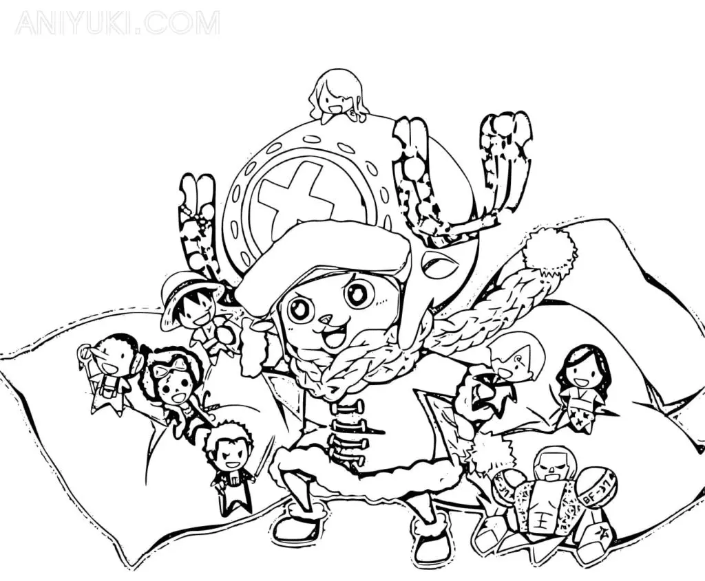 Tony Tony Chopper Coloring Pages 41
