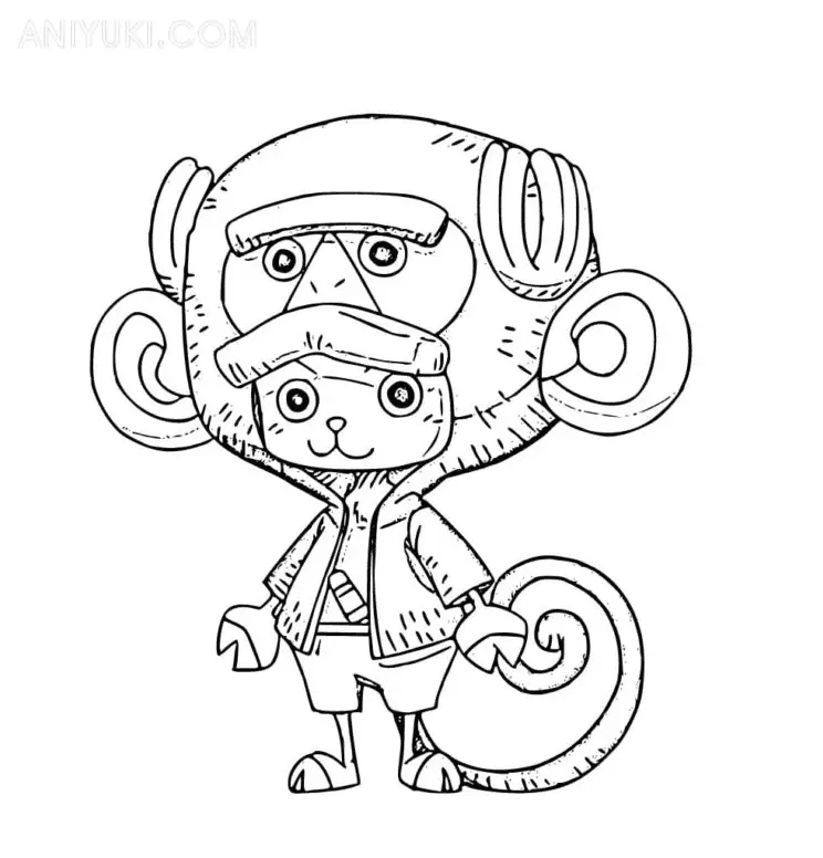 Tony Tony Chopper Coloring Pages 47
