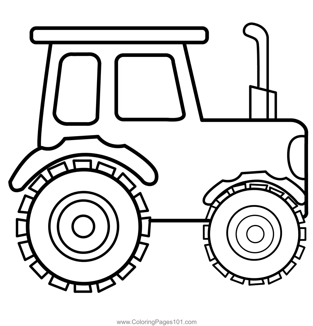 Tractors Coloring Pages 2