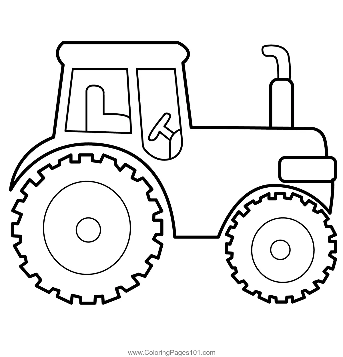 Tractors Coloring Pages 3