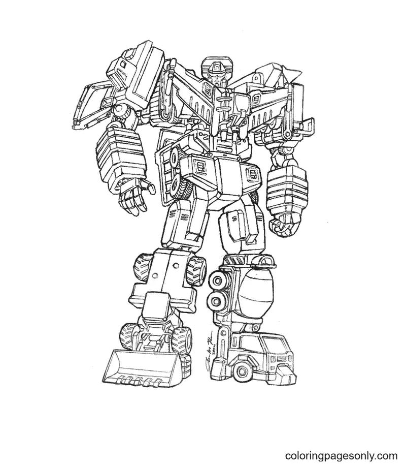 Transformers Coloring Pages 14