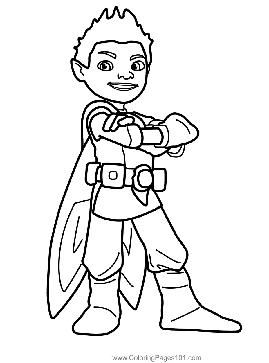 Tree Fu Tom Coloring Pages 4