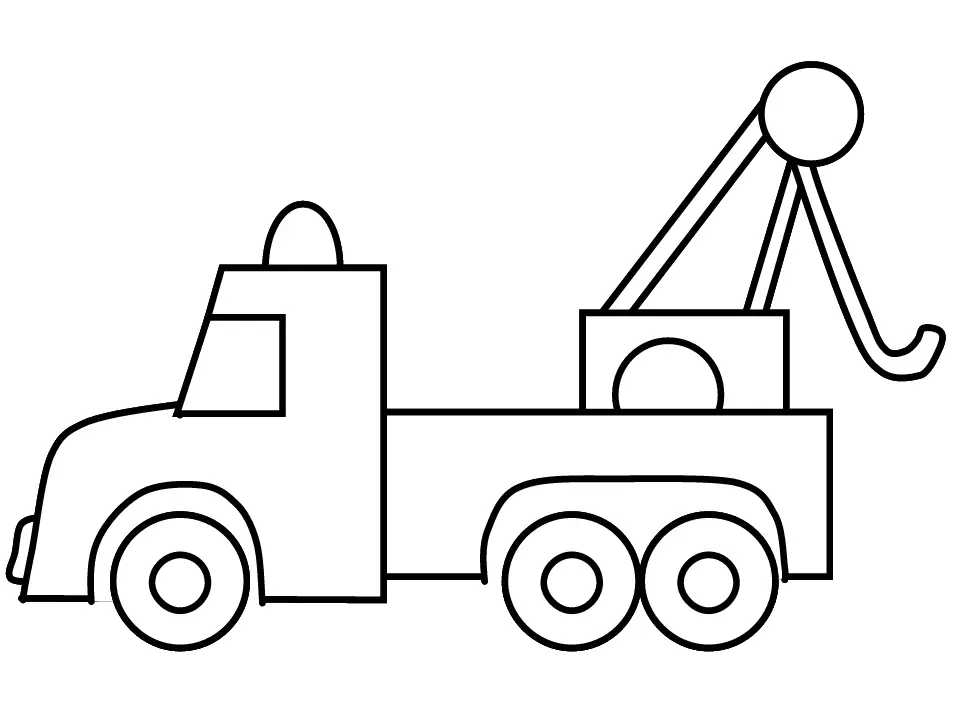 Truck Coloring Pages 12