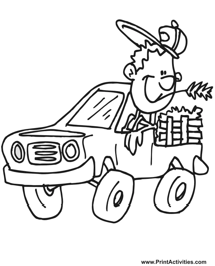 Truck Coloring Pages 21