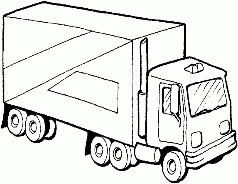 Truck Coloring Pages 26