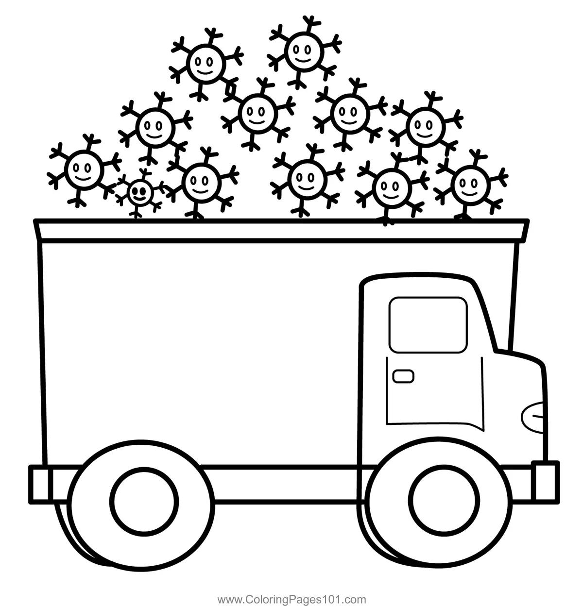Trucks Coloring Pages 11