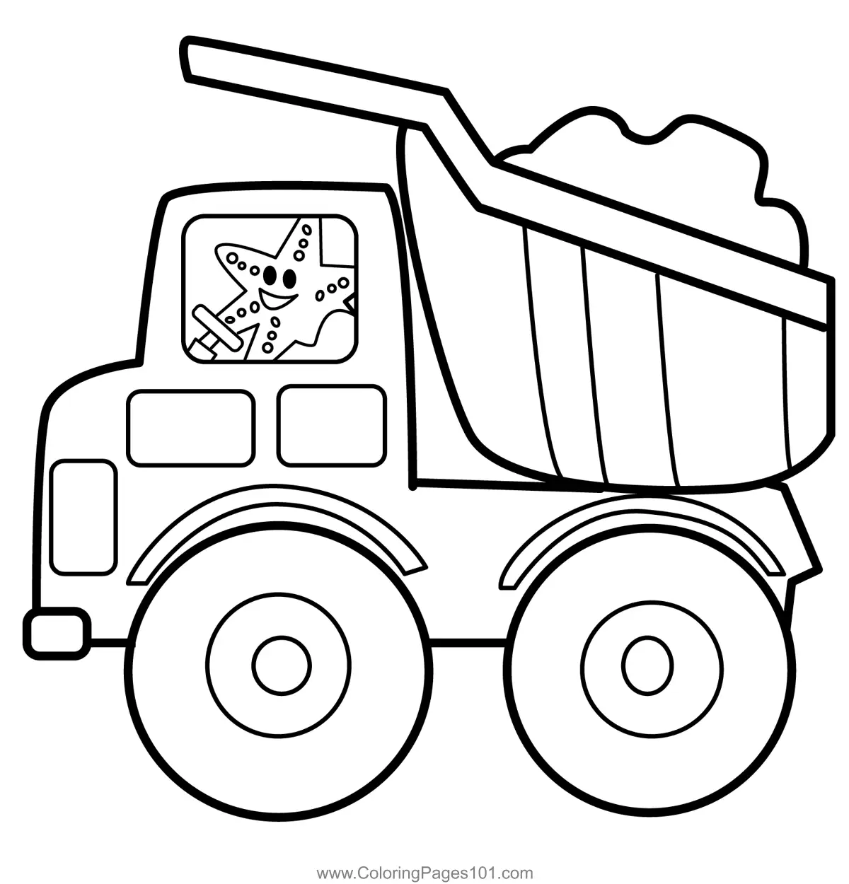 Trucks Coloring Pages 12