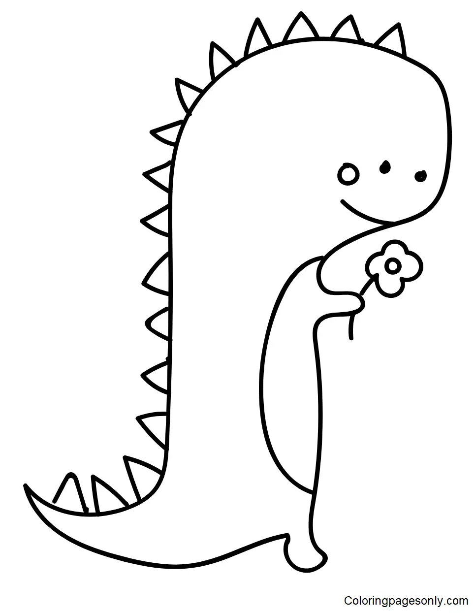 Desenhos de Tiranossauro Rex Para Colorir 20