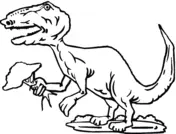 Desenhos de Tiranossauro Rex Para Colorir 21