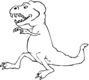 Desenhos de Tiranossauro Rex Para Colorir 23