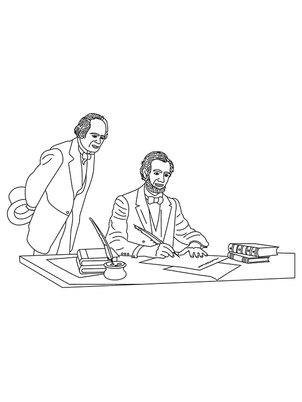 Desenhos de U S Presidents Para Colorir 17