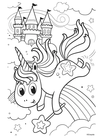 Unicornio Para Colorear 11