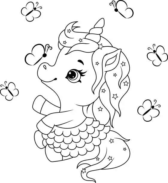 Unicornio Para Colorear 33