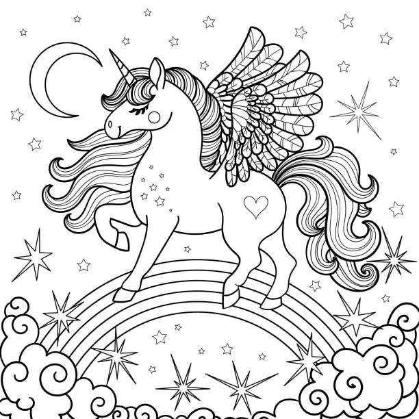 Unicornio Para Colorear 37