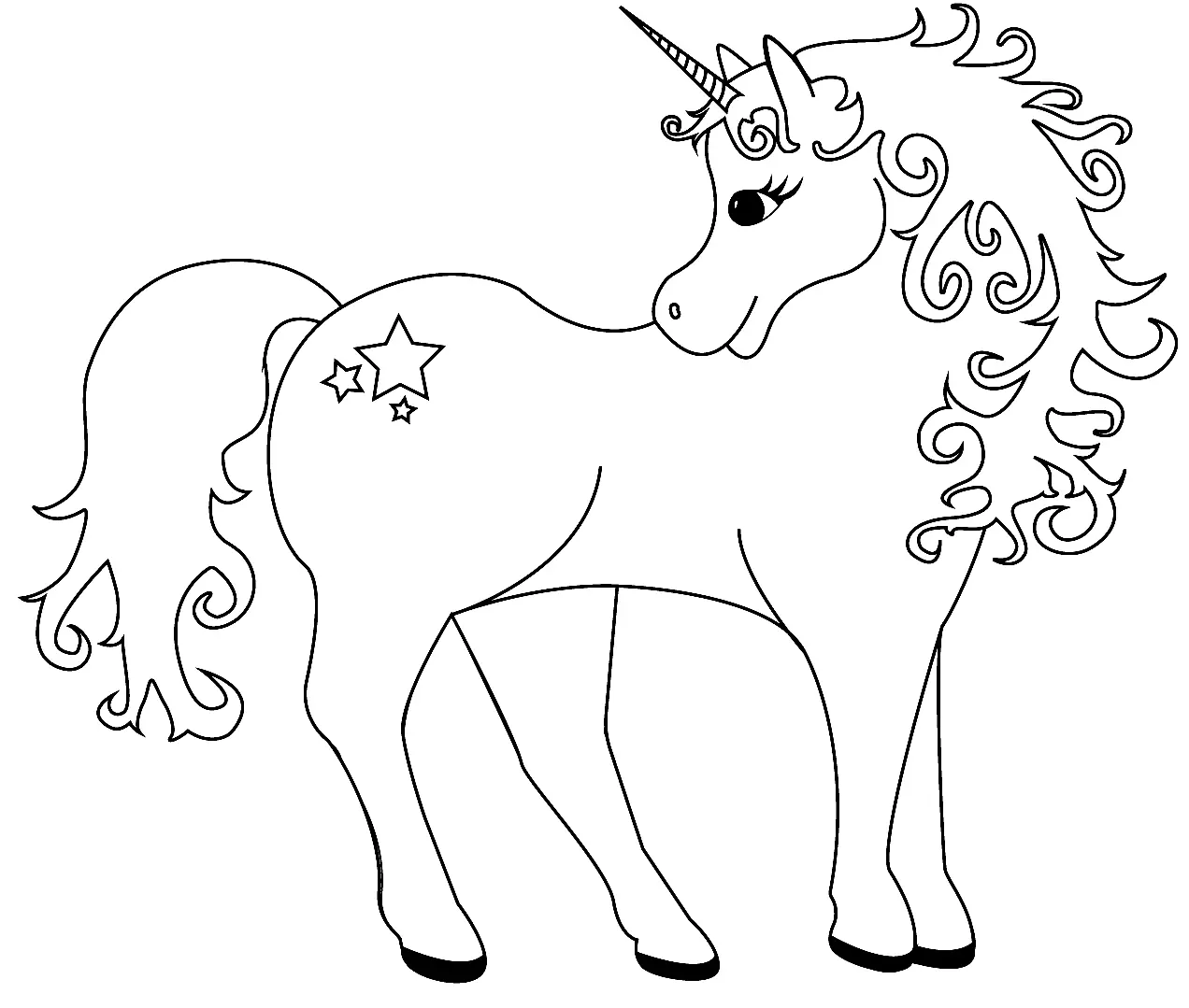 Unicornio Para Colorear 38