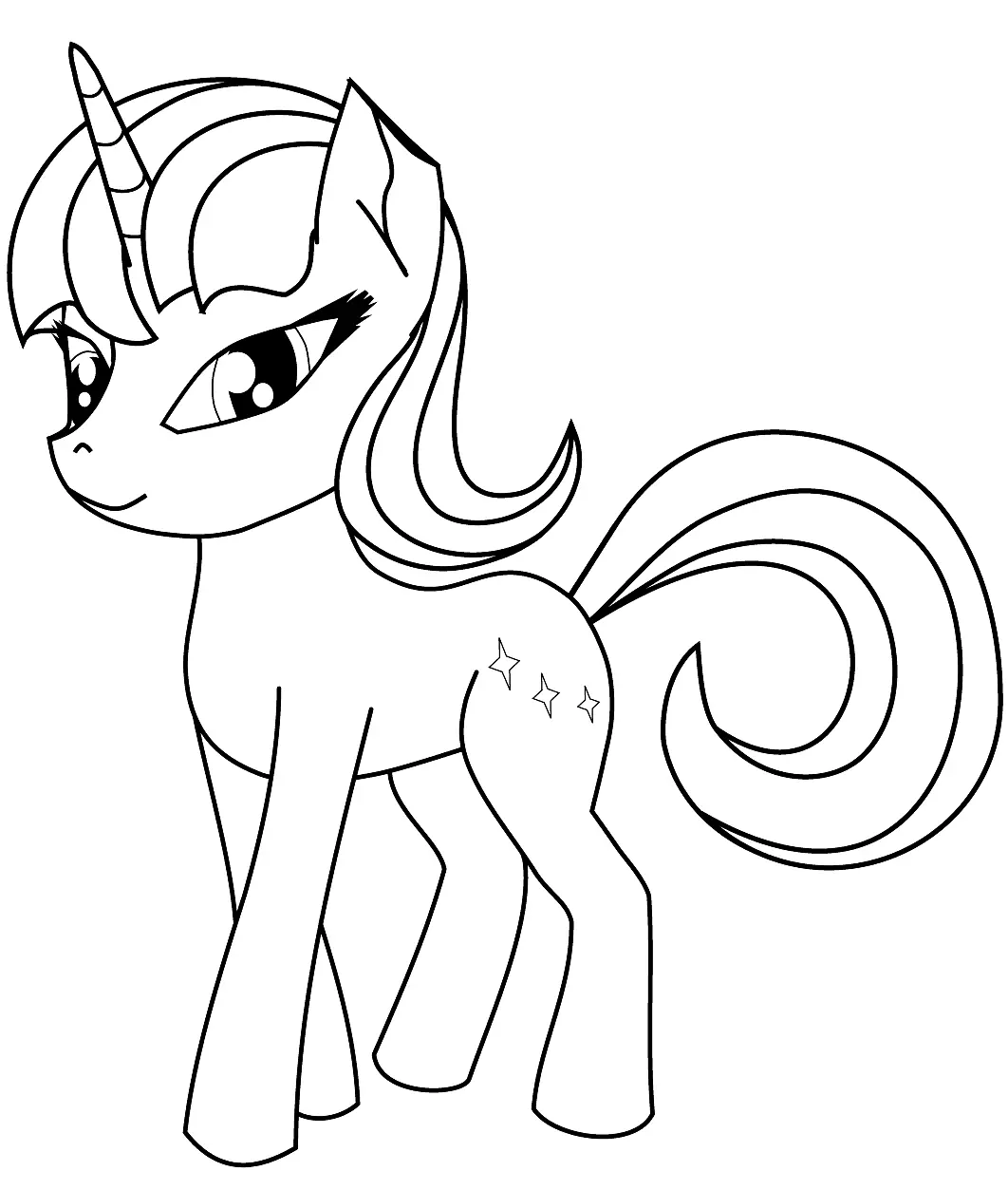 Unicornio Para Colorear 39