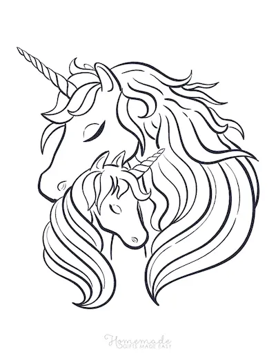 Unicornio Para Colorear 43