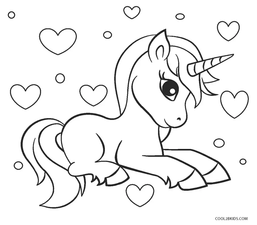 Unicornio Para Colorear 5