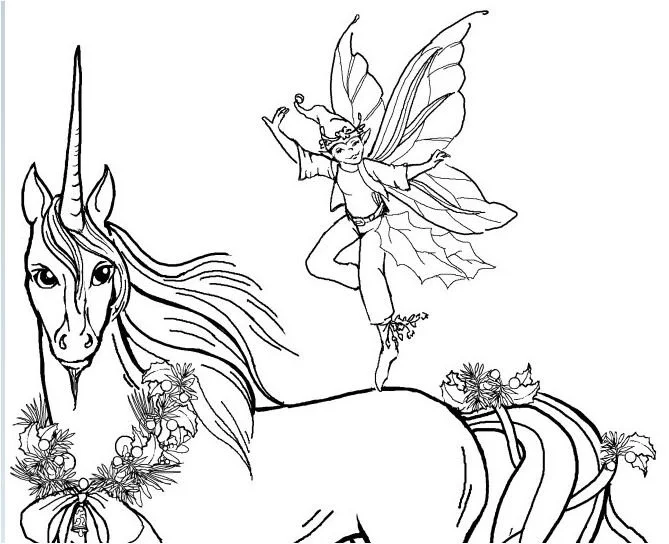 Unicorn Coloring Pages 75