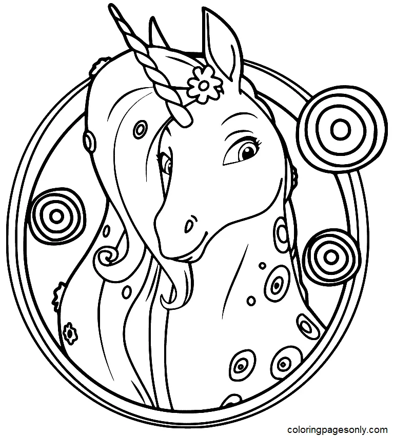 Unicornio Para Colorear 8