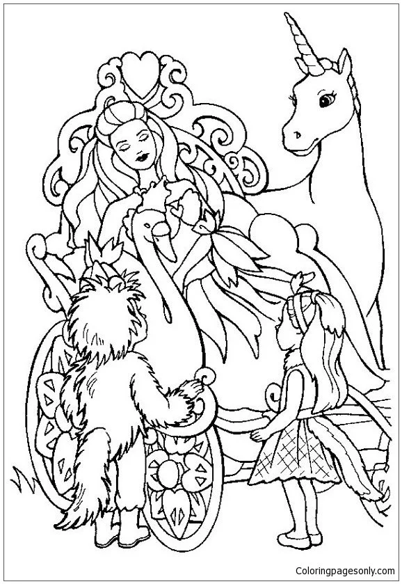 Unicorn Coloring Pages 85