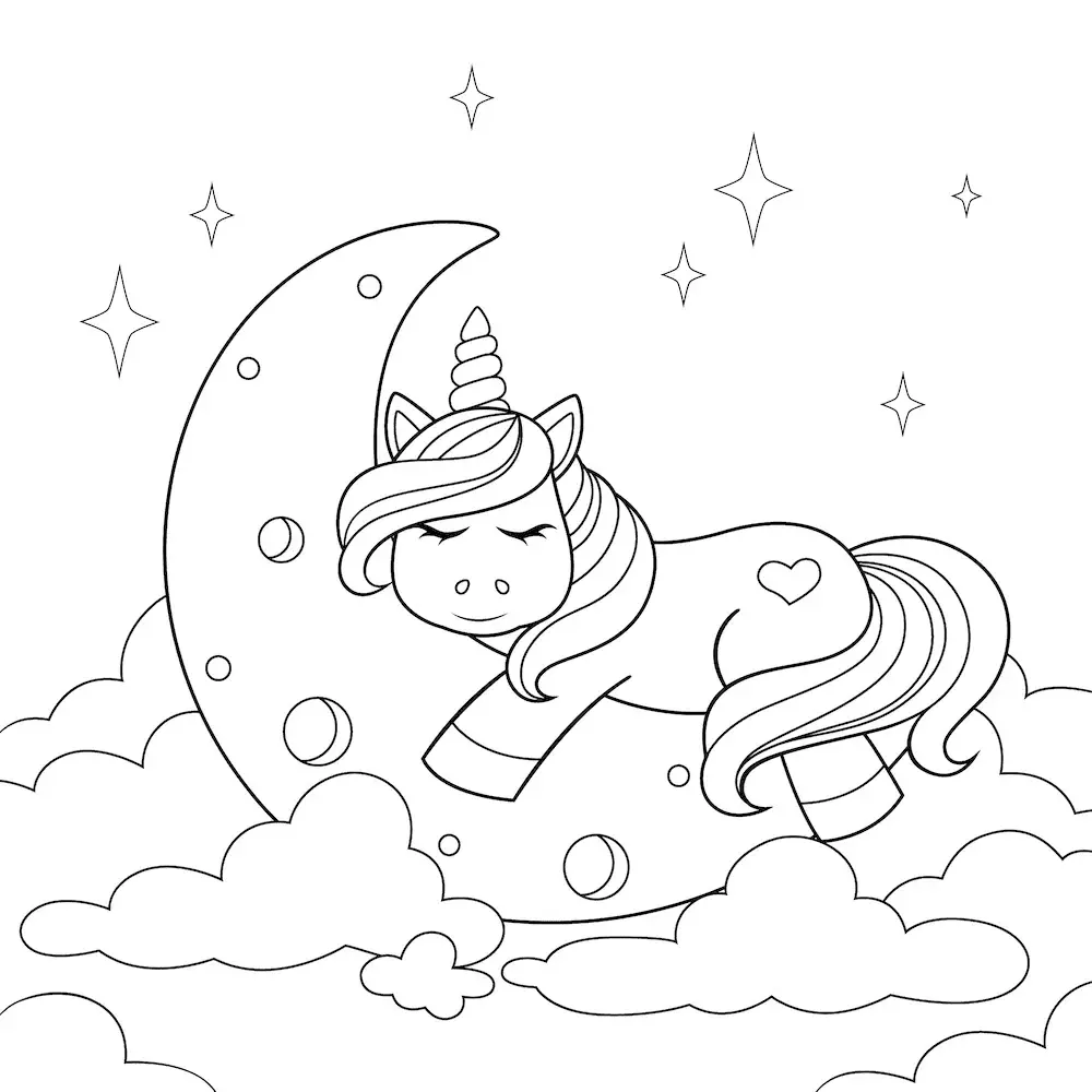 Unicorn Coloring Pages 87