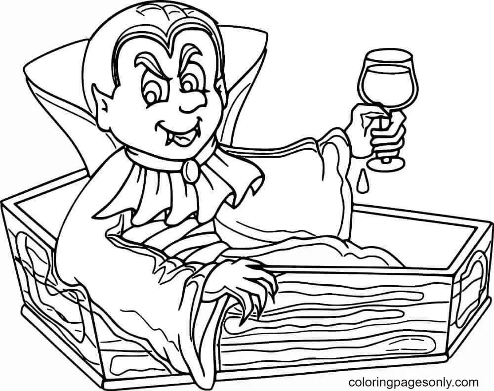 Vampire Coloring Pages 51