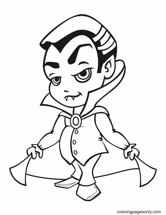 Vampire Coloring Pages 54