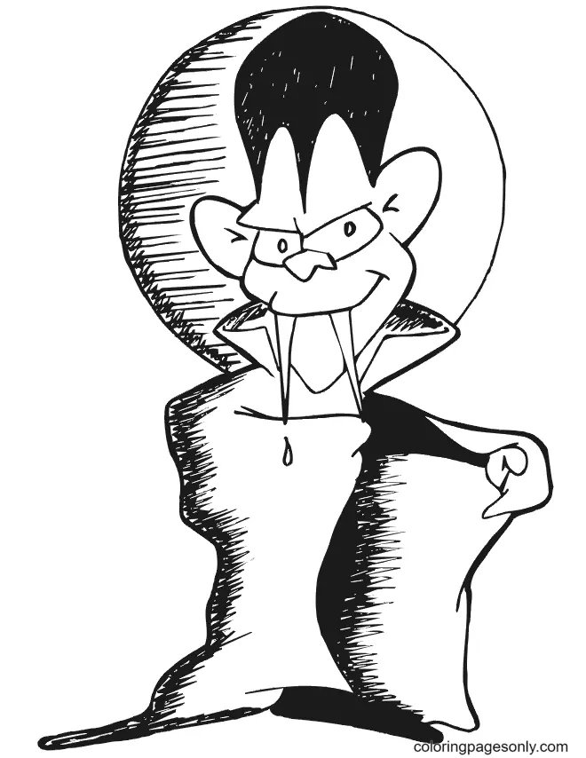 Vampire Coloring Pages 63