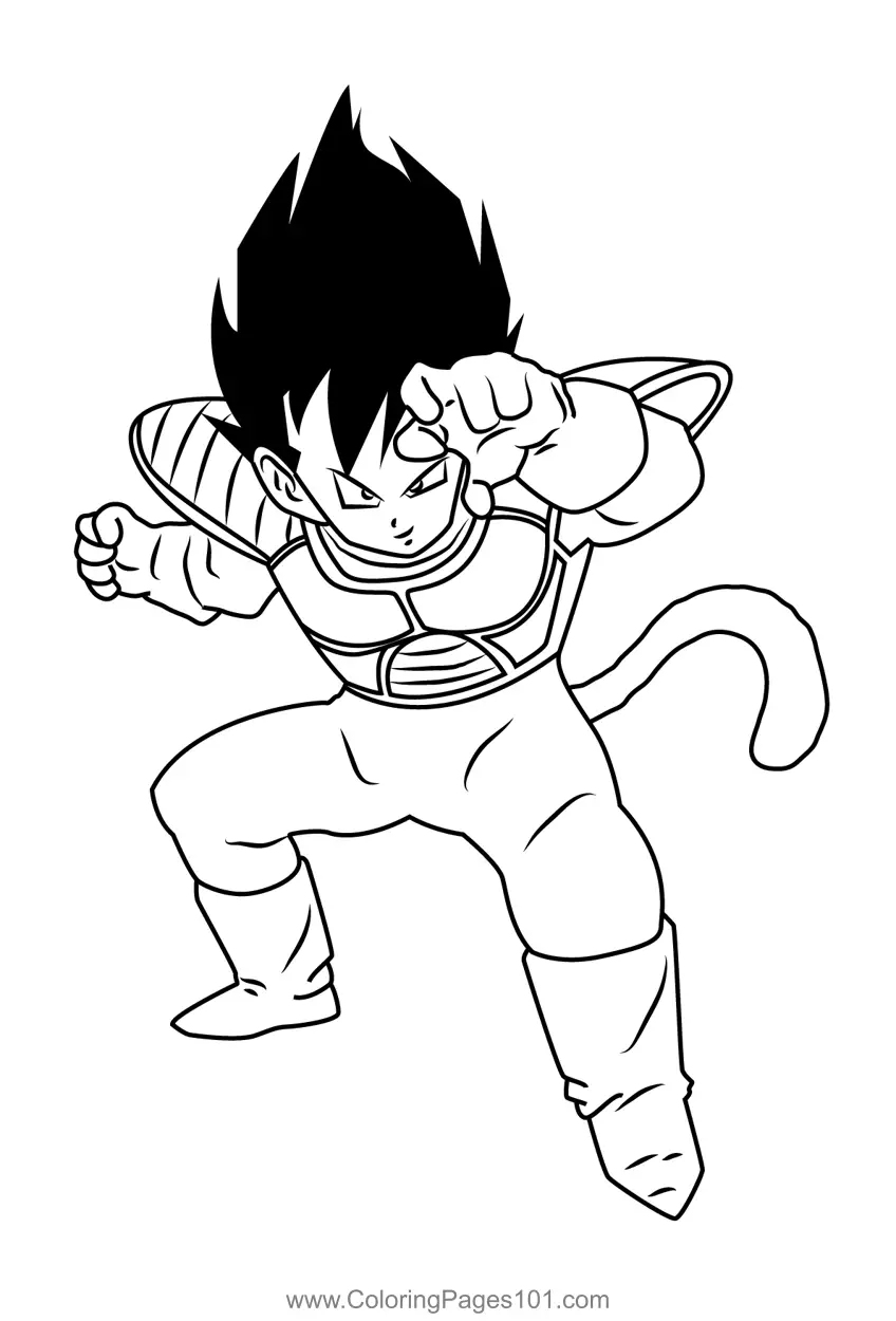 Vegeta Ausmalbilder 10