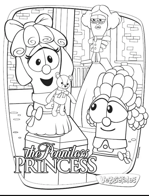VeggieTales Coloring Pages