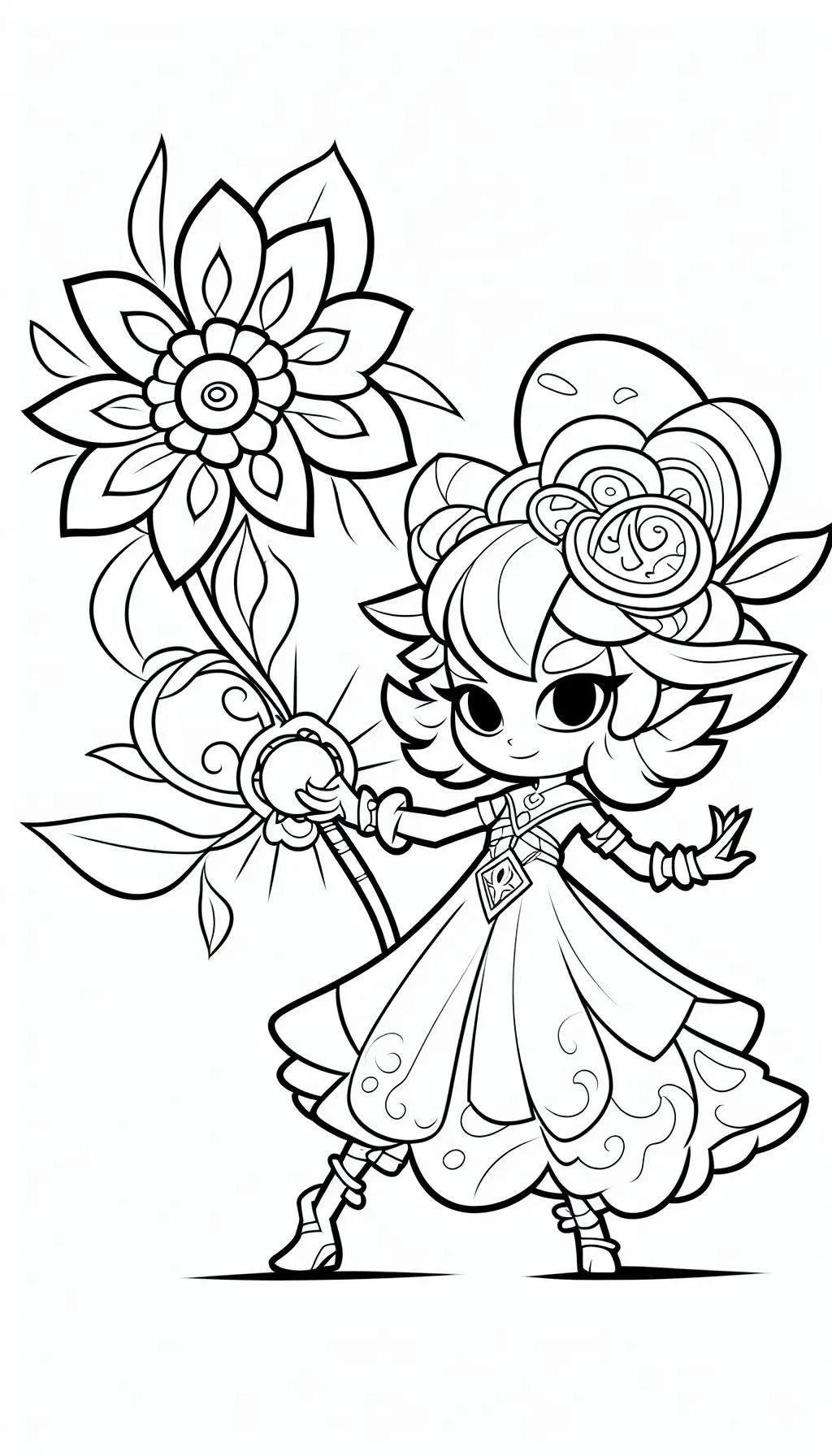 Wakfu para Colorear 1