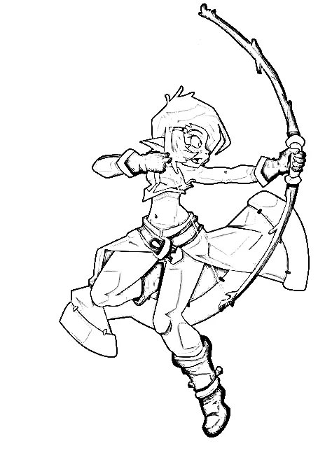 Wakfu para Colorear 32