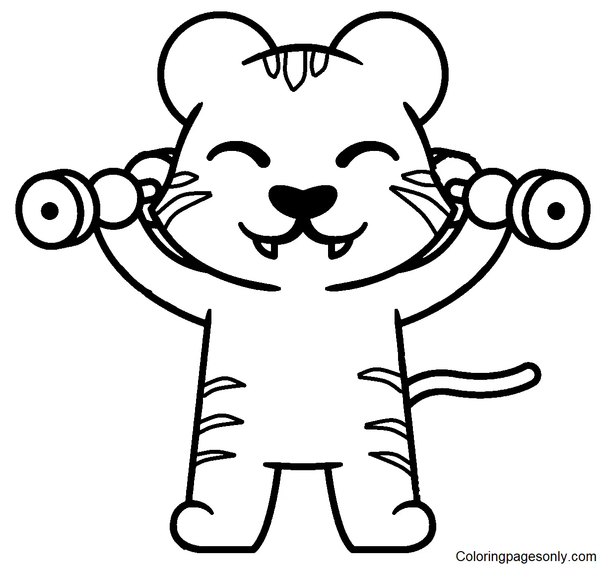 Weightlifting Coloring Pages 21