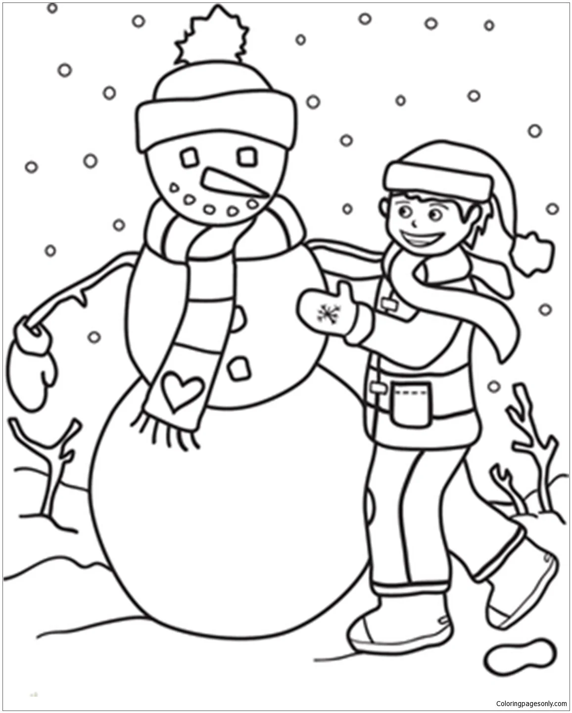 Winter Coloring Pages 19