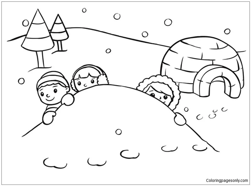 Winter Coloring Pages 27