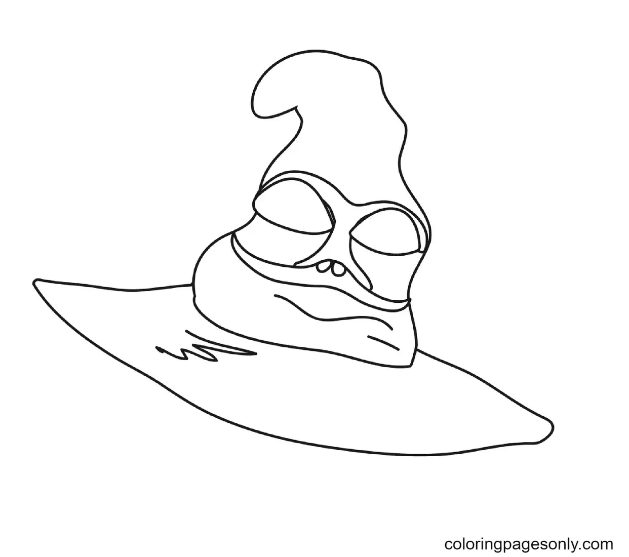 Witch Hat Coloring Pages 20