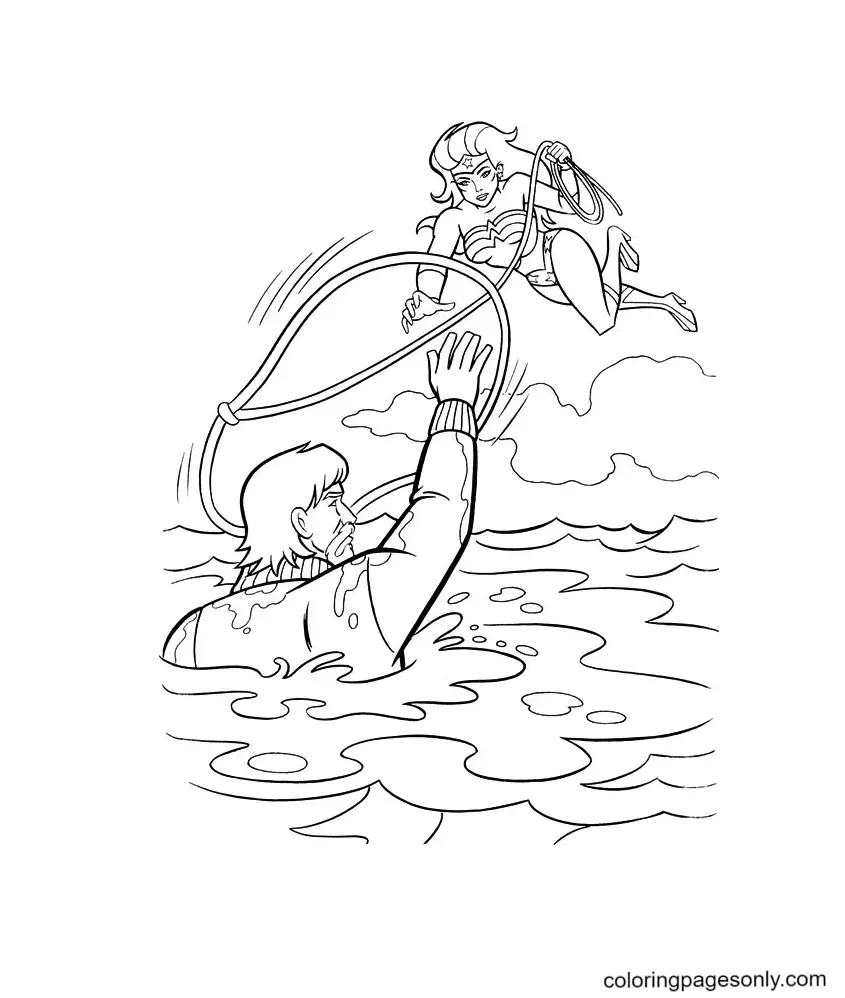 Wonder Woman Ausmalbilder