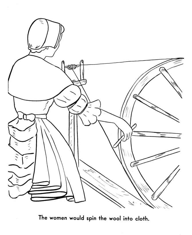 Wool Coloring Pages 4